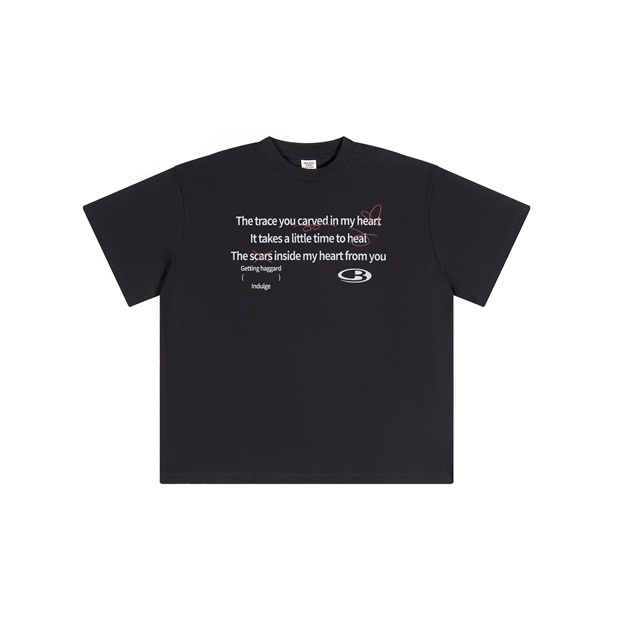 Pullshka American Graphic Tee — Black