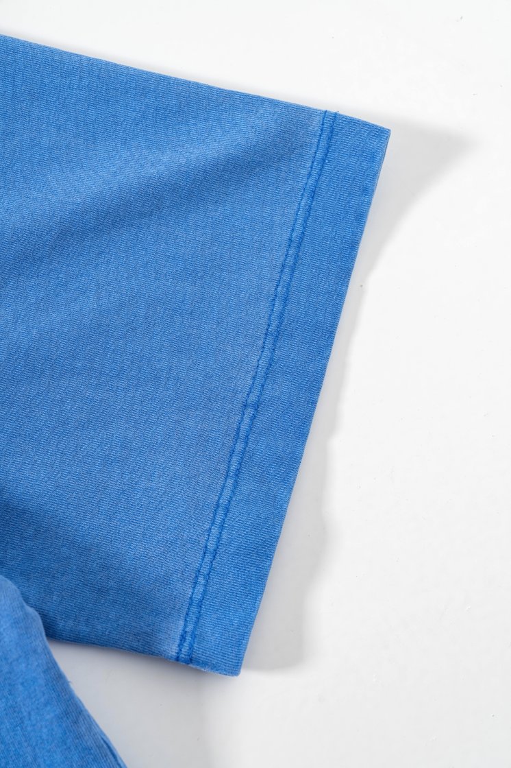 Pullshka Graphic Print T-Shirt — Blue