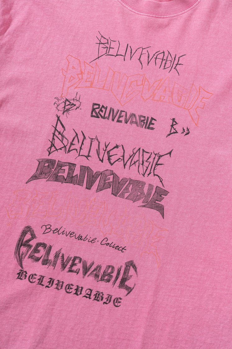 Pullshka Graphic Print T-Shirt — Pink