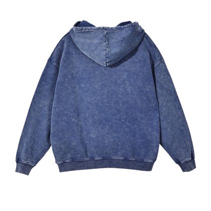 Sweat à Capuche Délavé Oversize