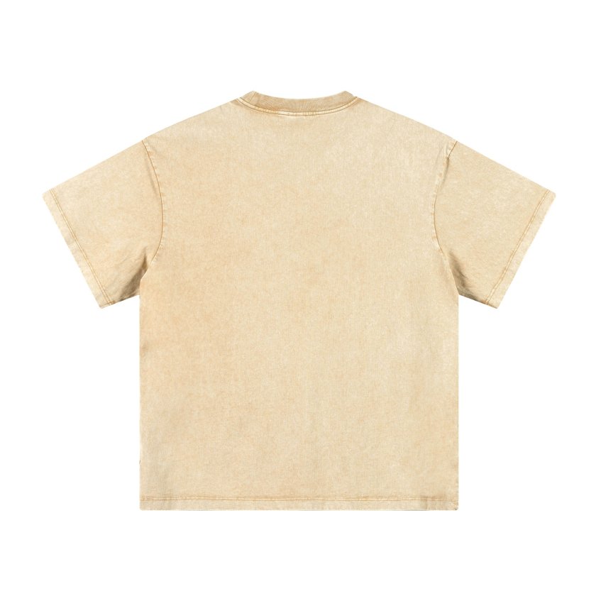 Pullshka Pixel Print Tee — Beige