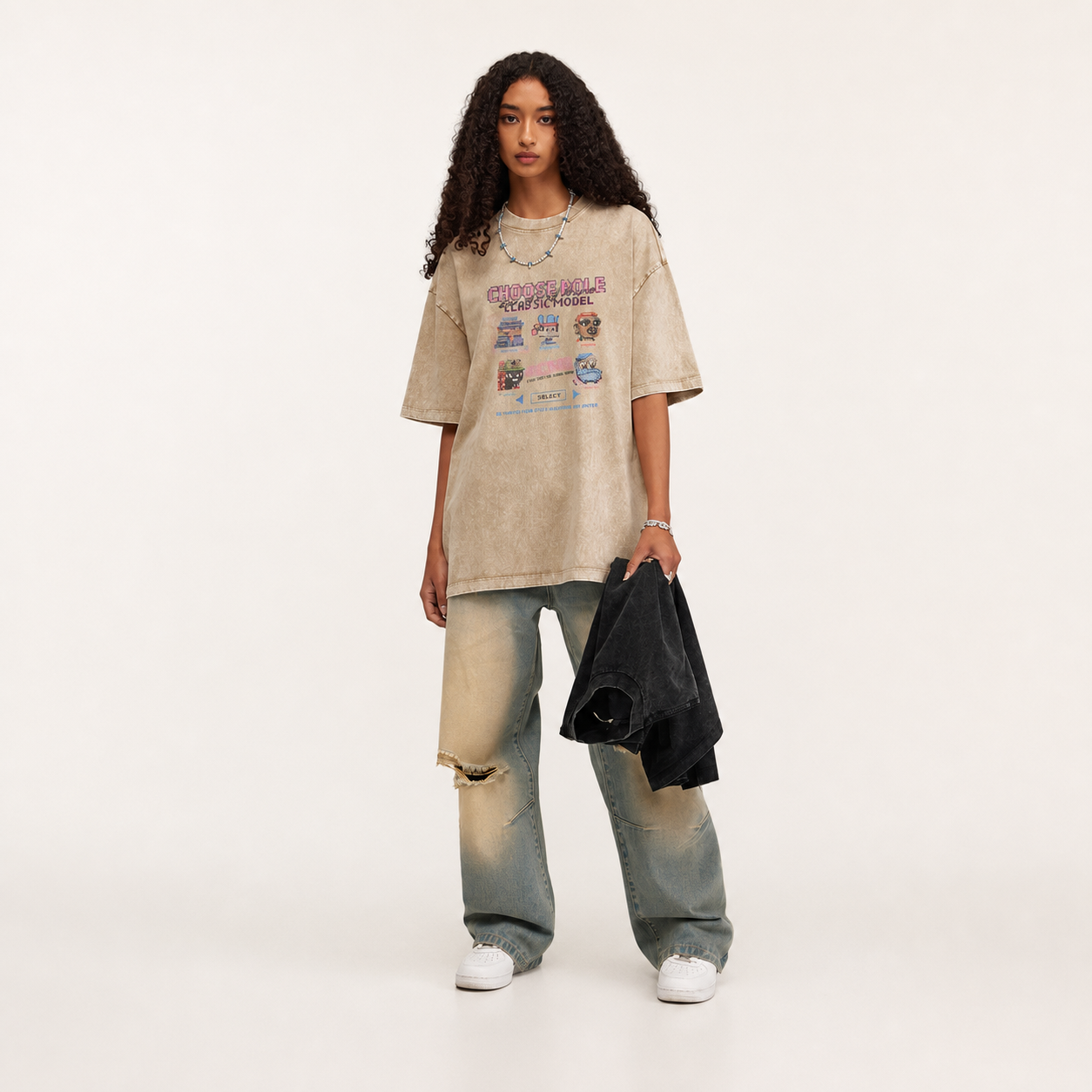 T-shirt Pixel Imprimé