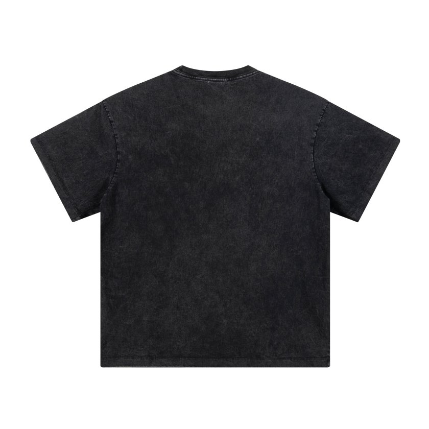 Pullshka Pixel Print Tee — Black