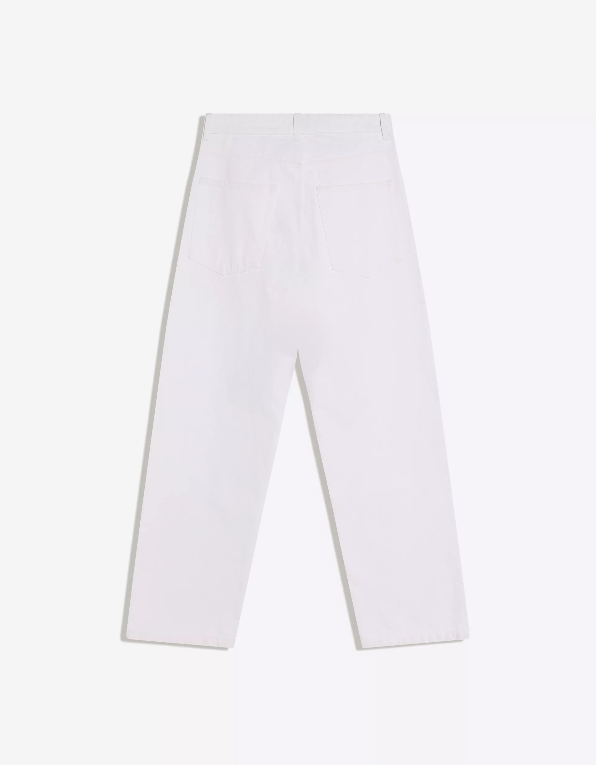 Bershka Jeans baggy fit — Blanc