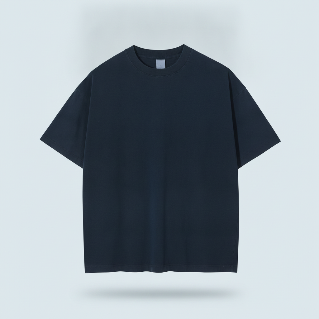 Pullshka Navy Heavyweight Tee