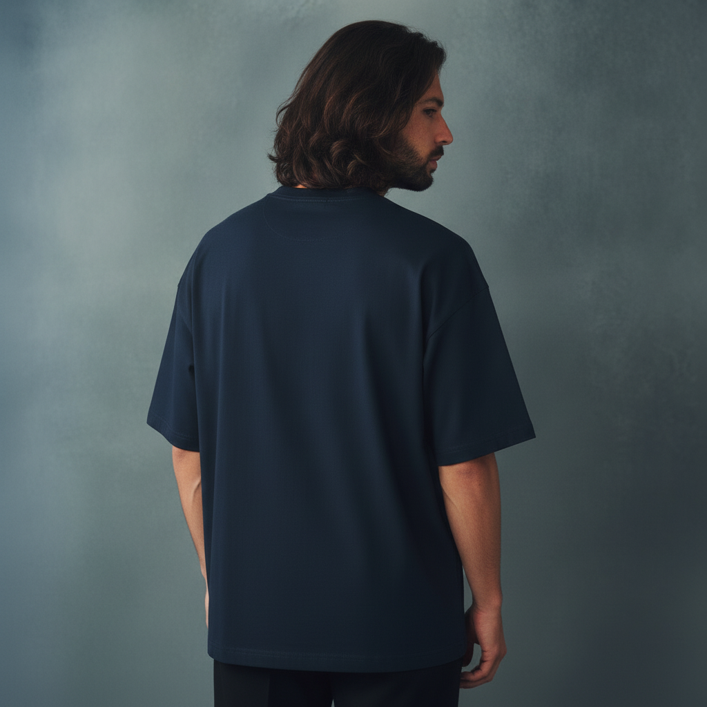 T-Shirt  lourde Bleu Marine