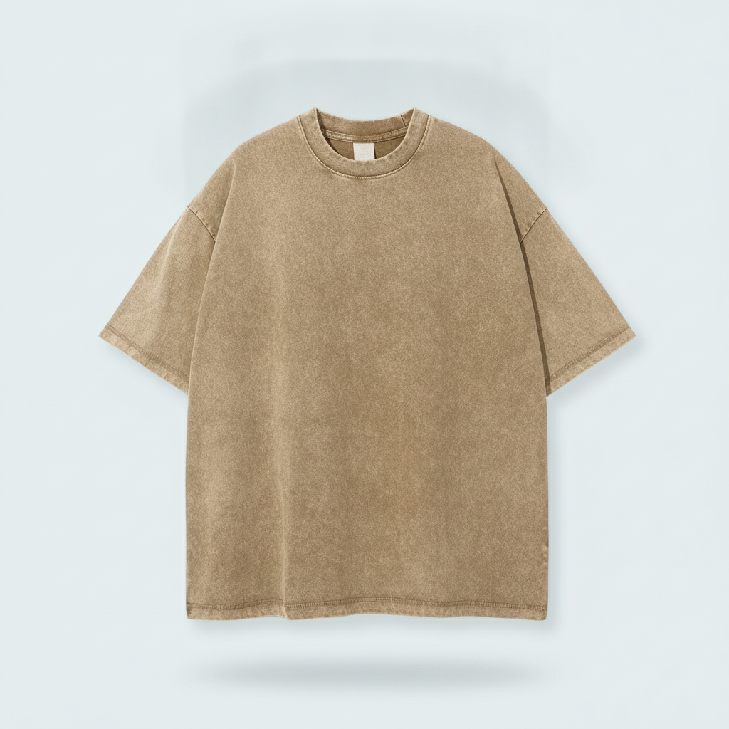 Pullshka Oversized Sand Tee