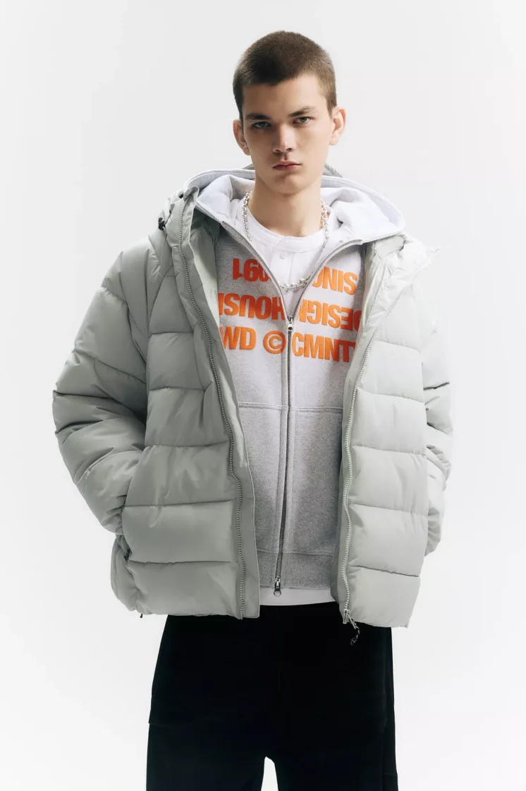 Pull&Bear Veste matelassée à capuche STWD