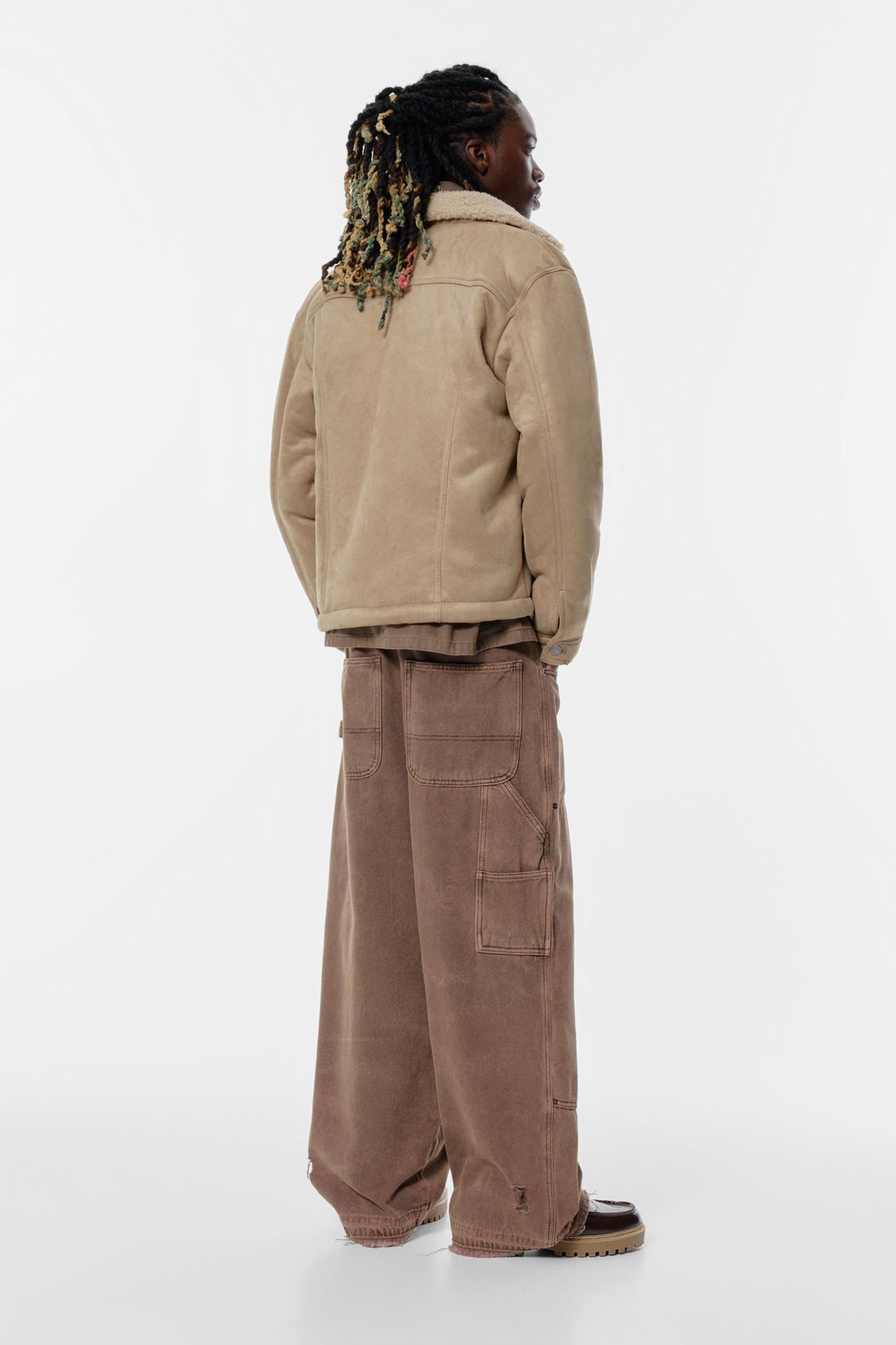 Reversible Men's Jacket — Beige