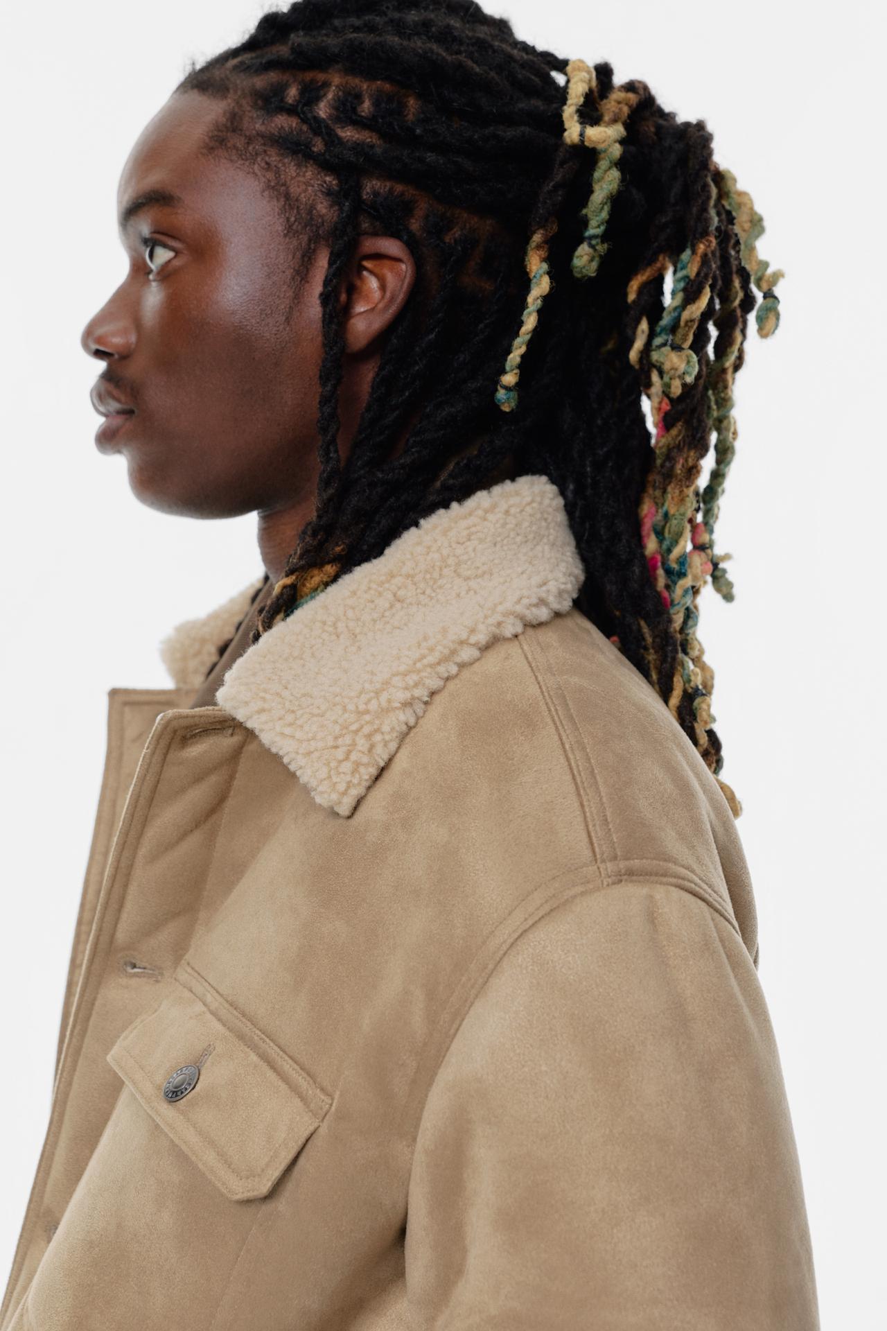 Reversible Men's Jacket — Beige