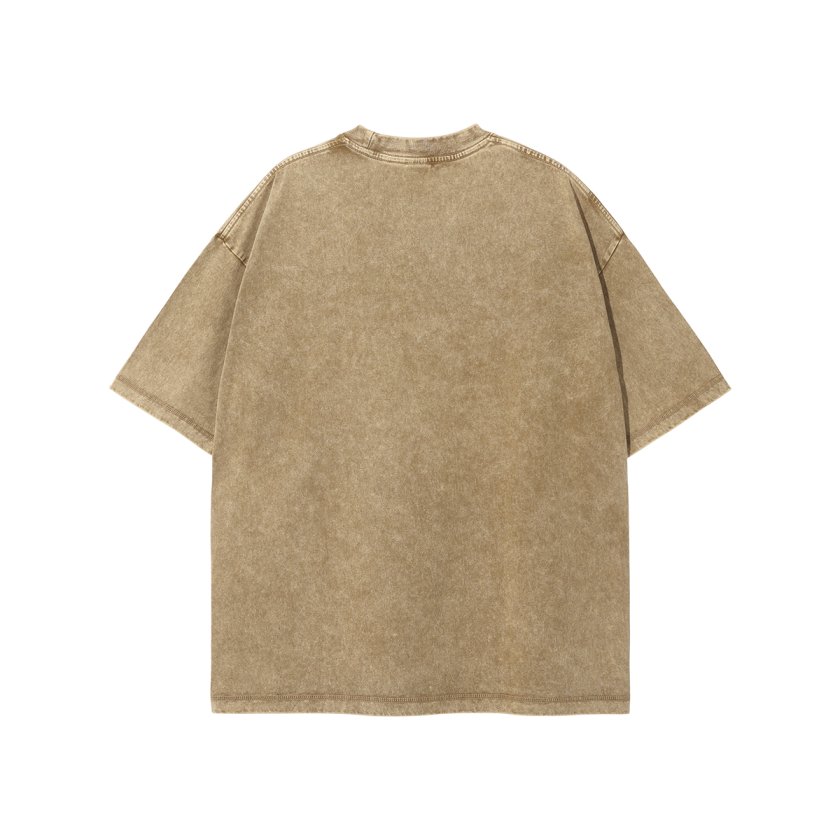 Pullshka Sand Oversized Wash Tee — Sand