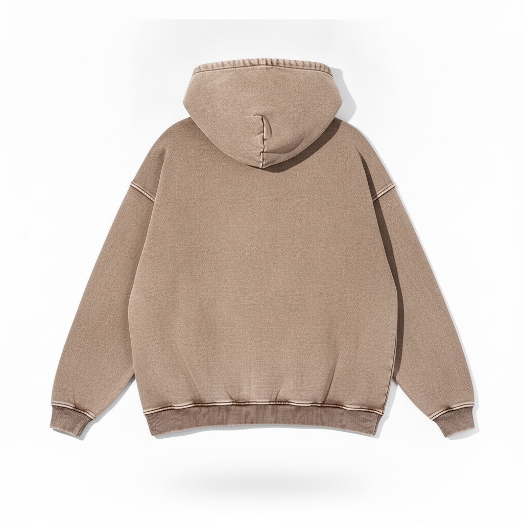 Pullshka Sand Washed Oversized Hoodie