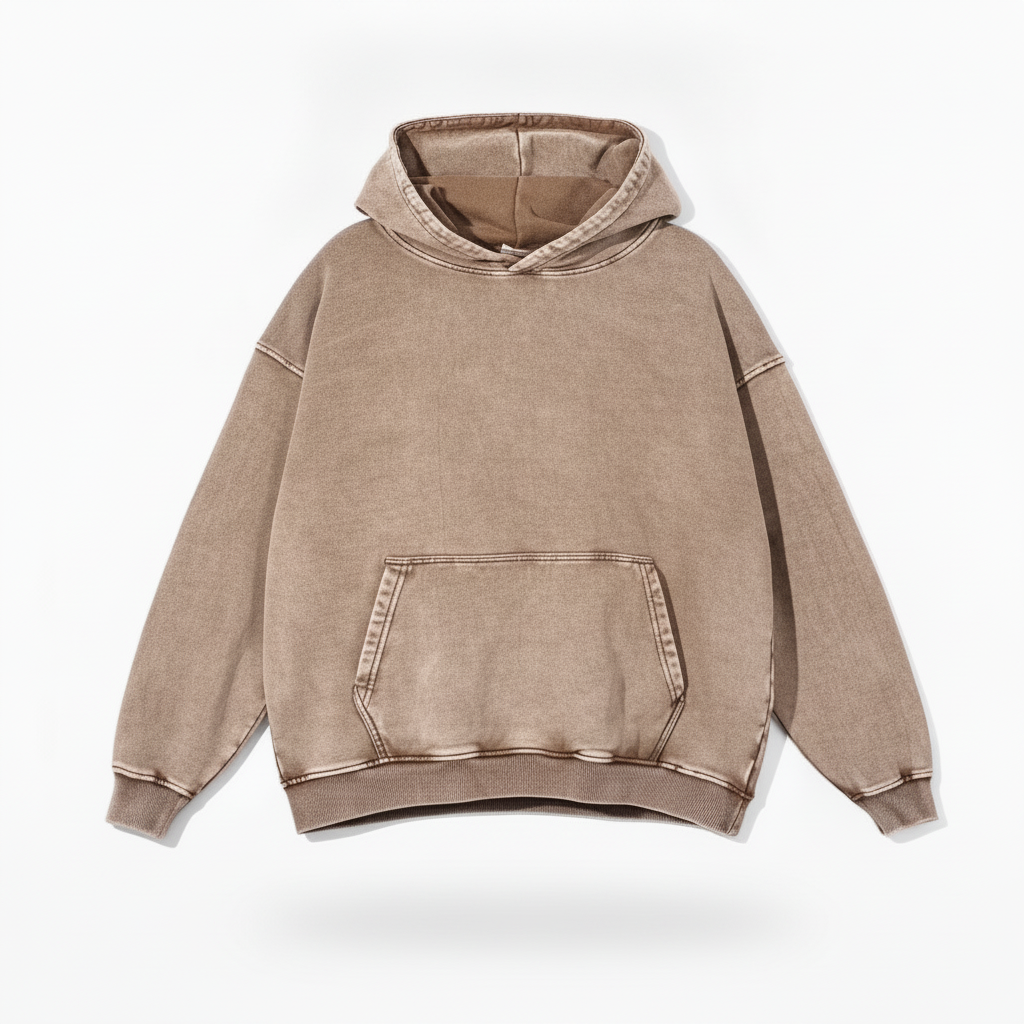 Pullshka Sand Washed Oversized Hoodie