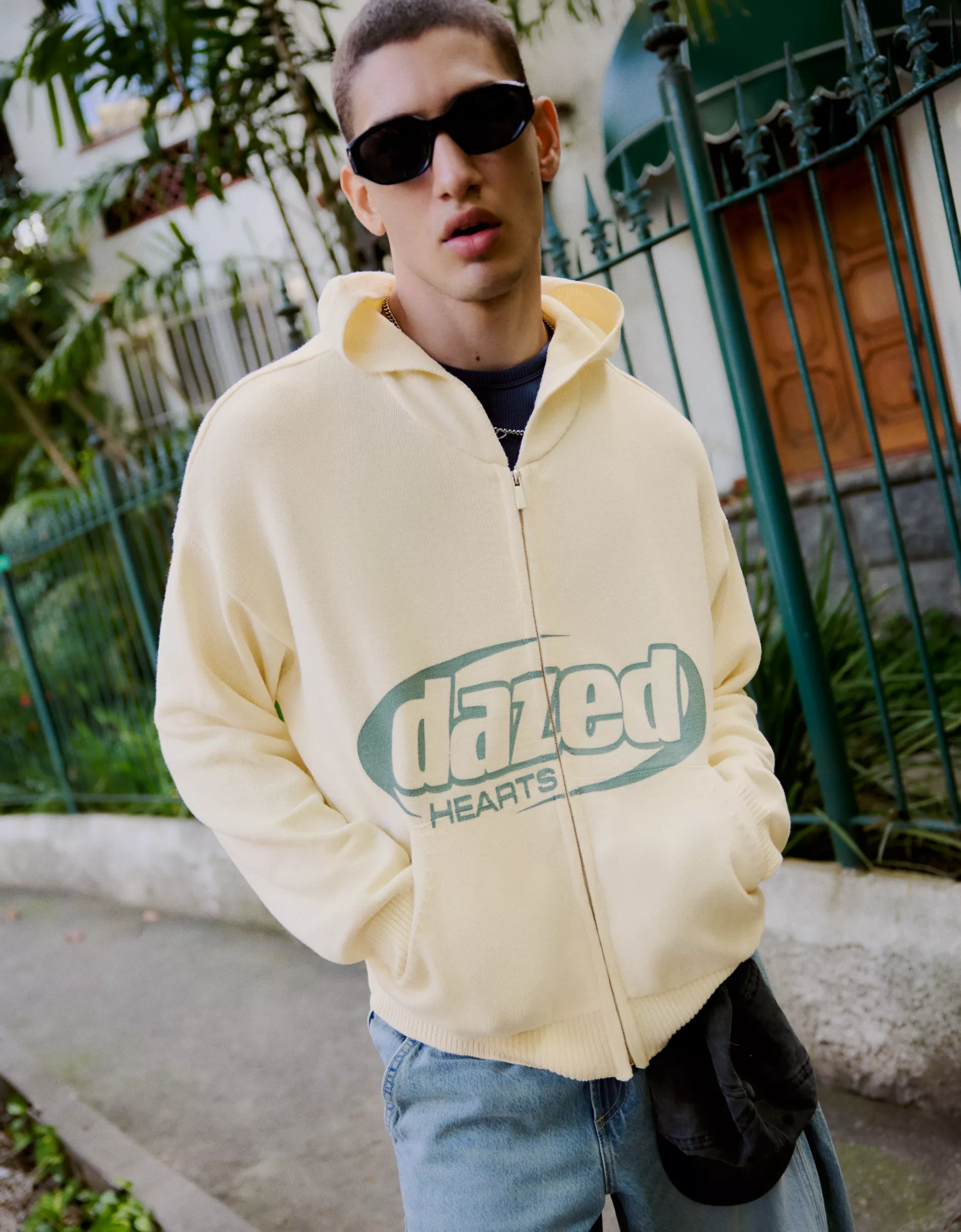 Veste à capuche imprimée