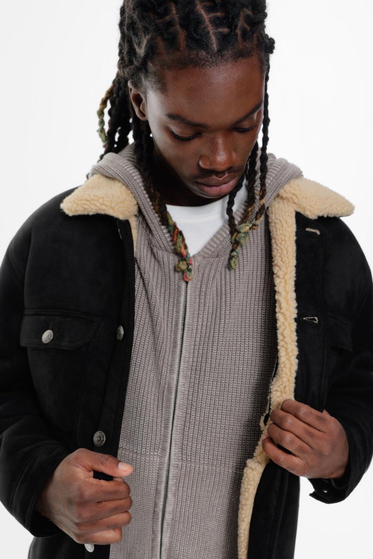 Reversible Men's Jacket — Black