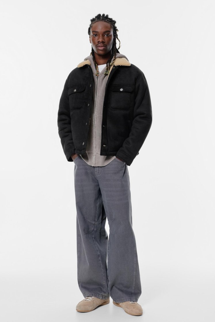 Reversible Men's Jacket — Black