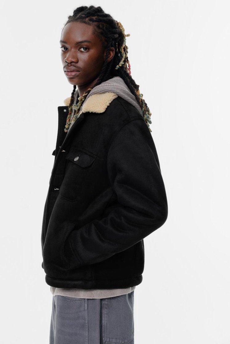 Reversible Men's Jacket — Black