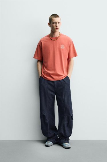 Pantalon Cargo Cheville Ceinturé