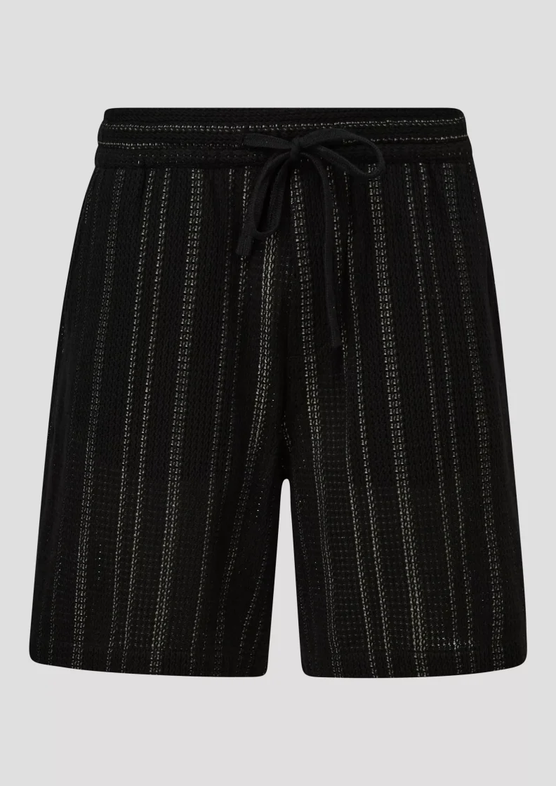 Zara Structured Jogger Shorts — Navy