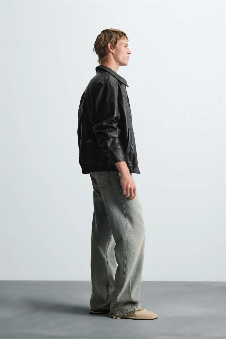 Zara Padded Field Jacket — Black