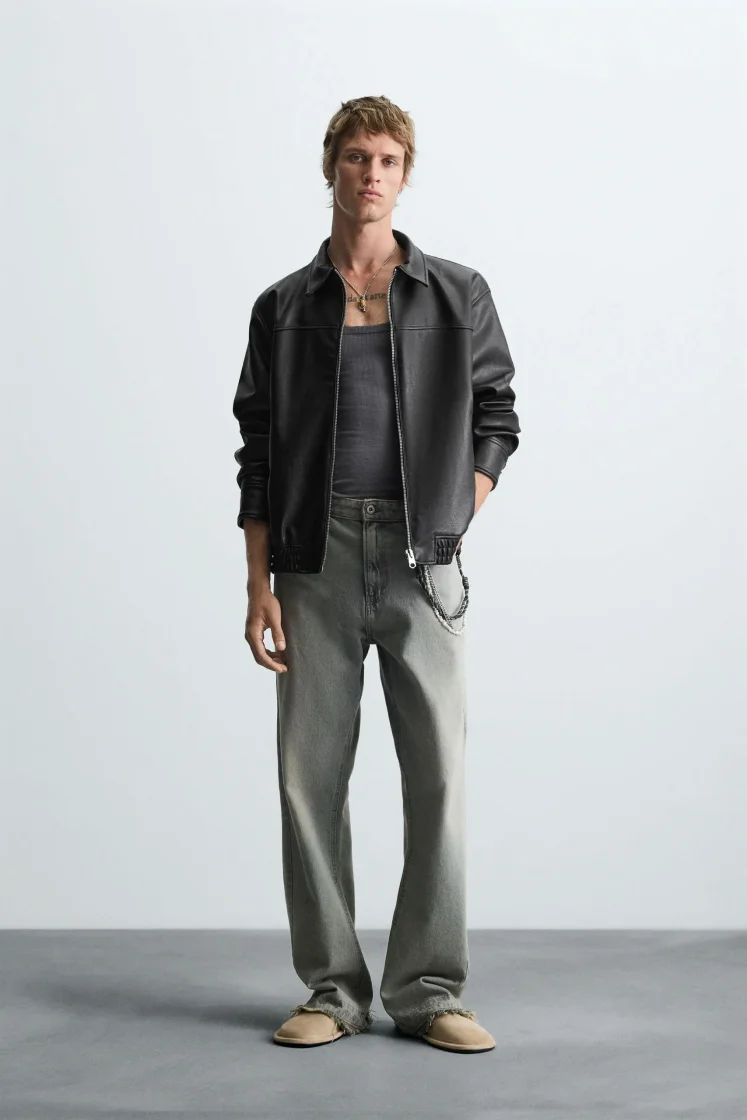 Zara Padded Field Jacket — Black