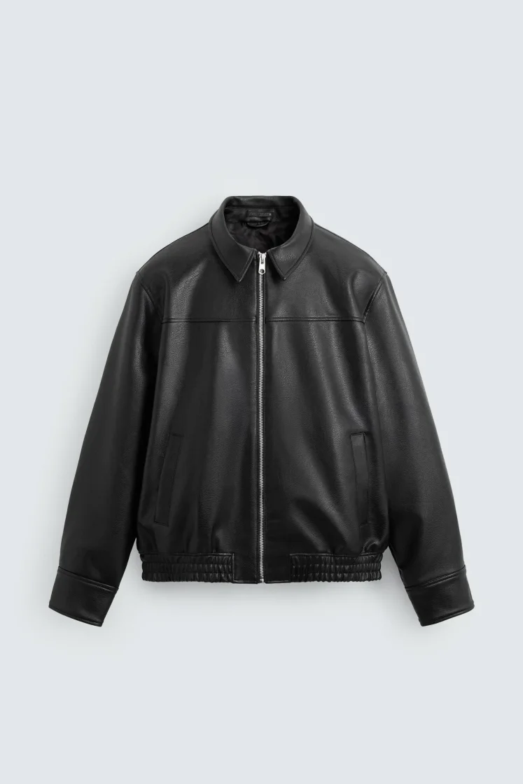 Zara Padded Field Jacket — Black