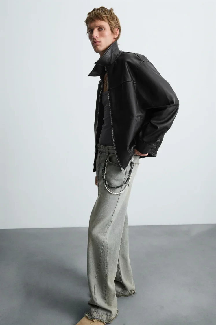 Zara Padded Field Jacket — Black