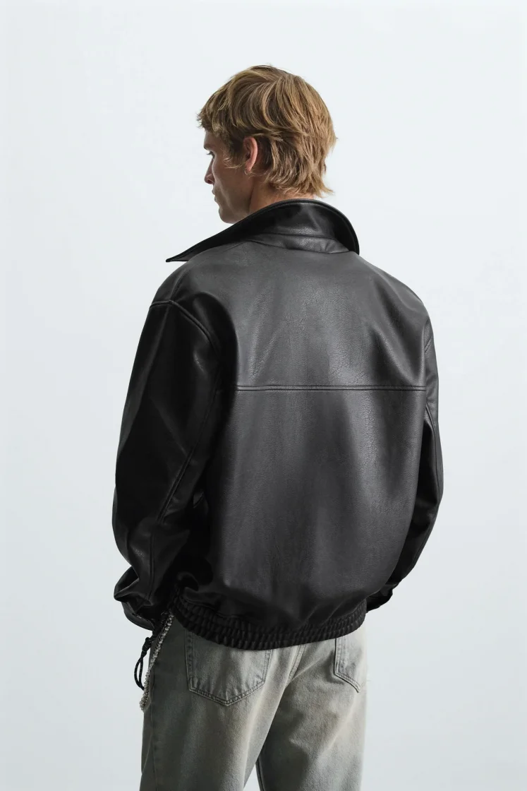 Zara Padded Field Jacket — Black