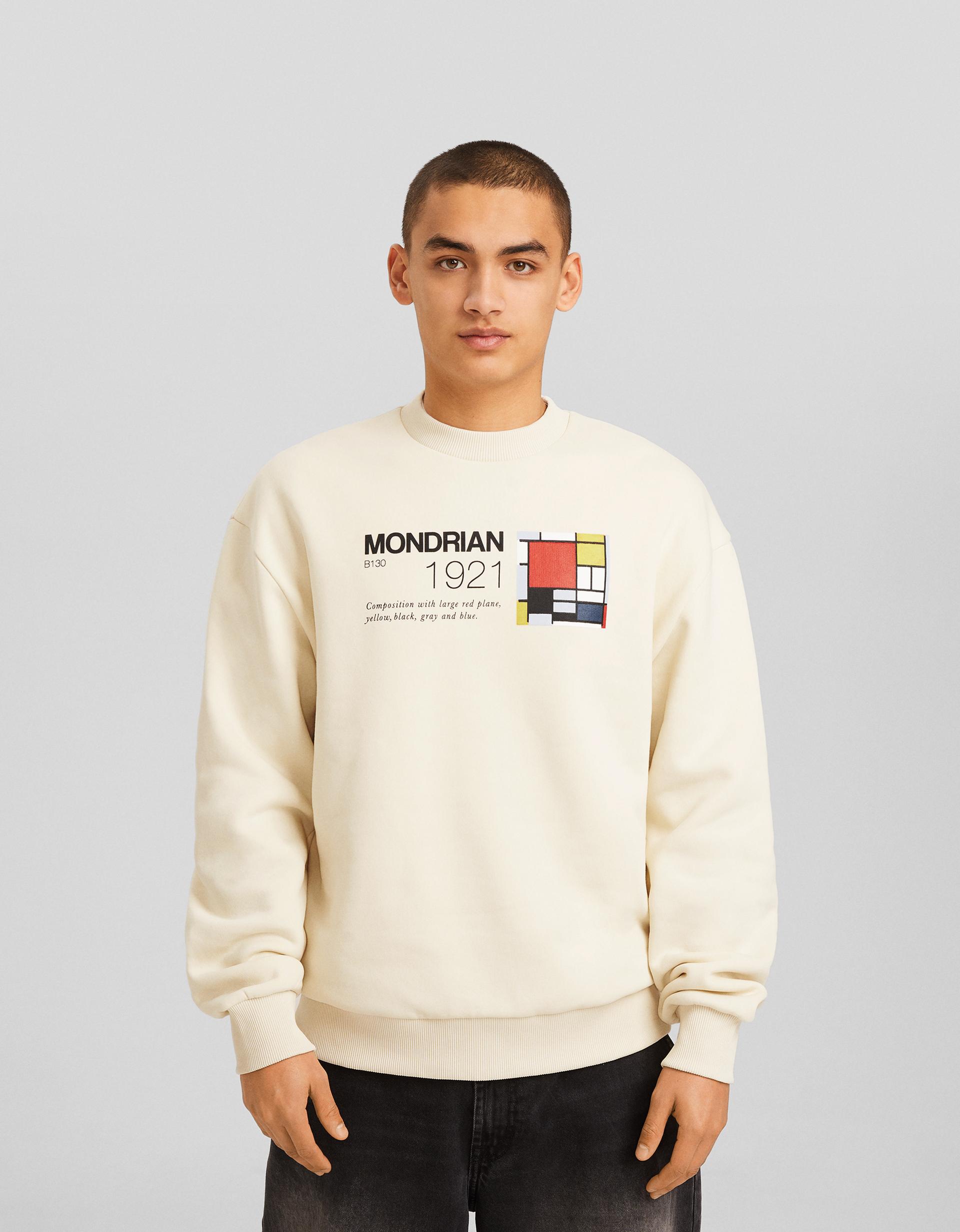Piet Mondrian print sweatshirt