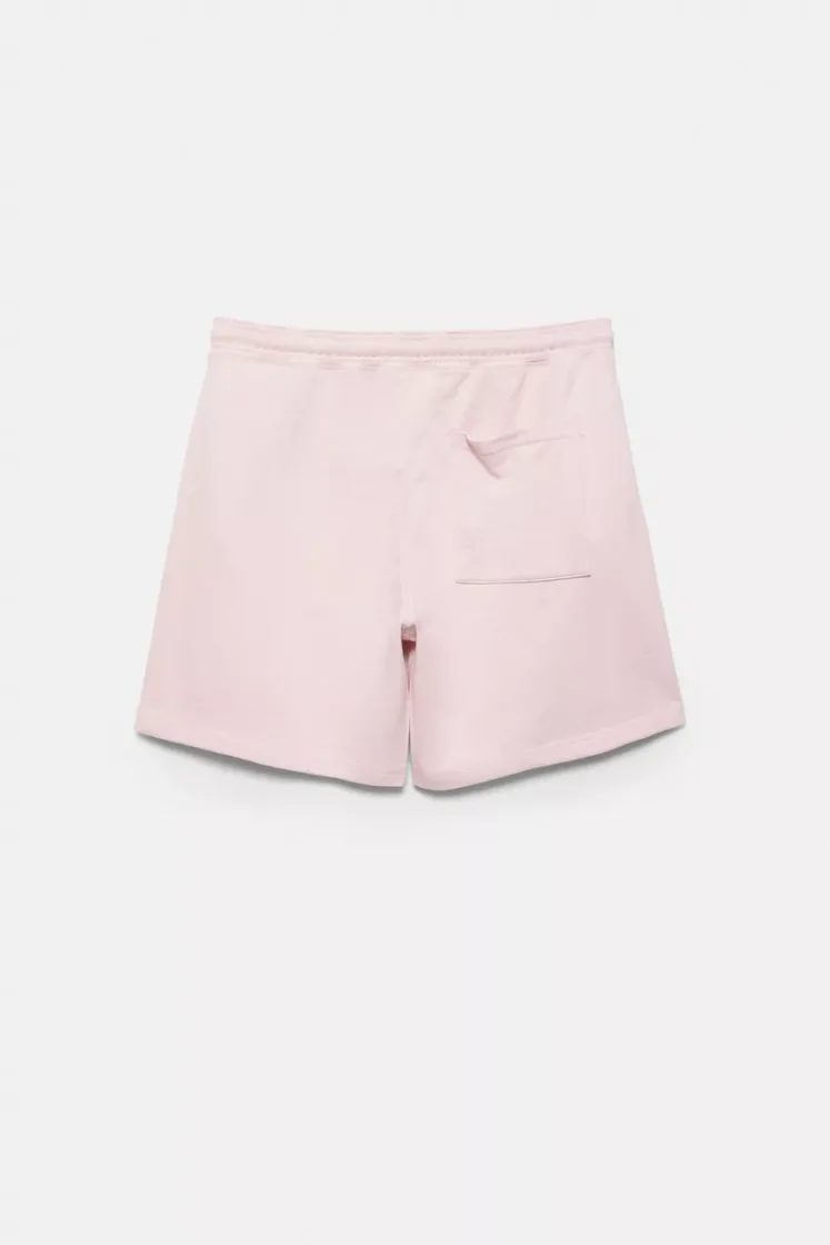 Pull&Bear STWD jogger Bermuda shorts — Light Pink