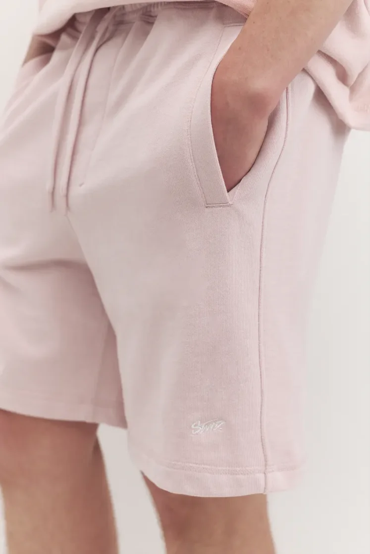 Pull&Bear STWD jogger Bermuda shorts — Light Pink