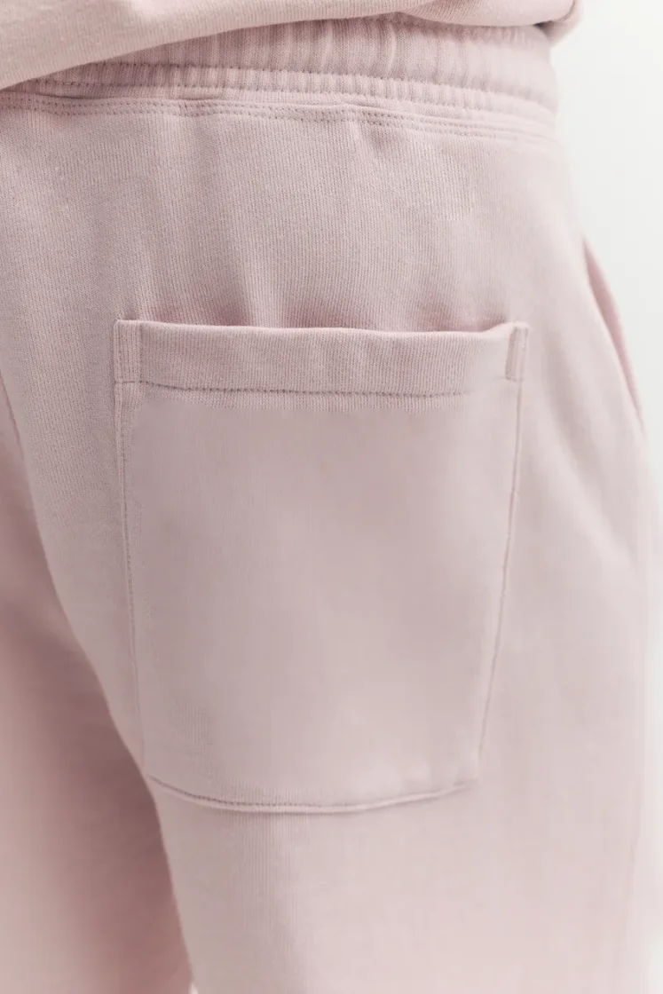 Pull&Bear STWD jogger Bermuda shorts — Light Pink