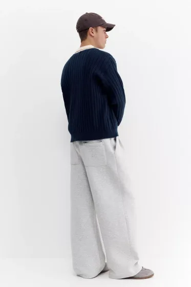 Pull Col Polo Maille