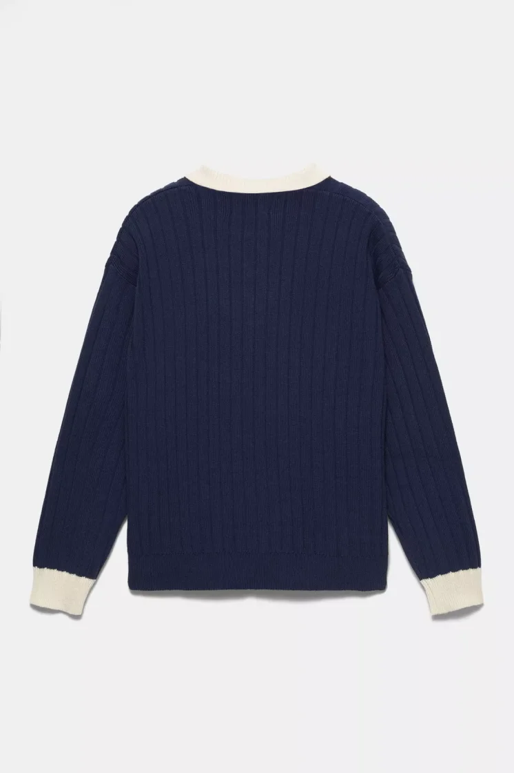 Pull&Bear Polo Collar Knit Jumper