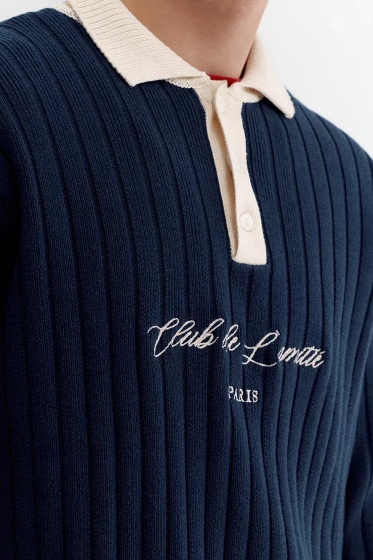 Pull&Bear Polo Collar Knit Jumper