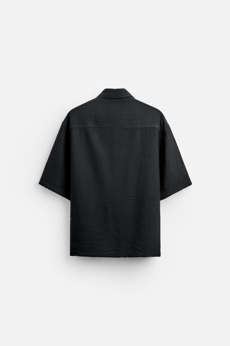 Zara Collared Shirt — Black