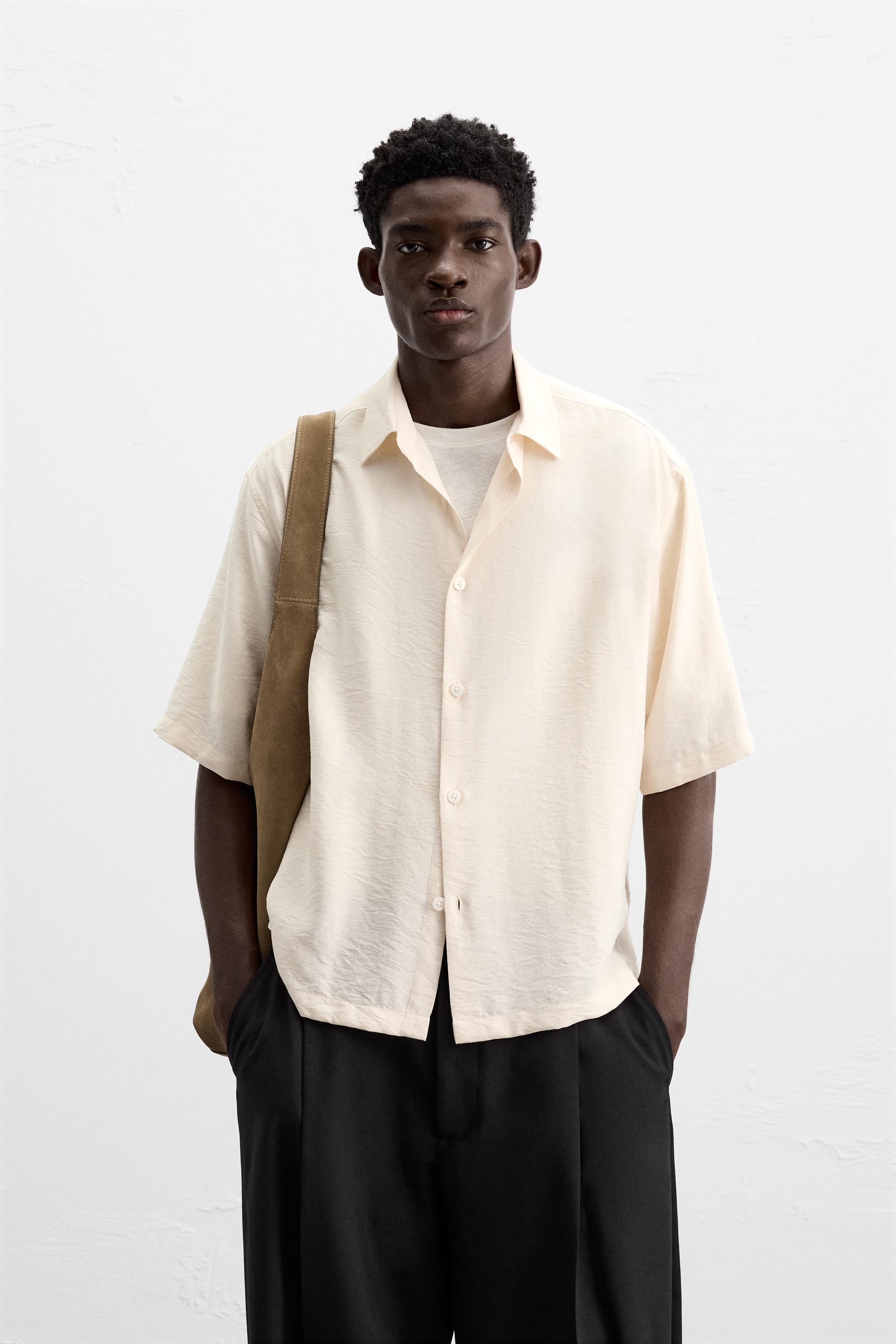 Zara Collared Shirt — Ivory