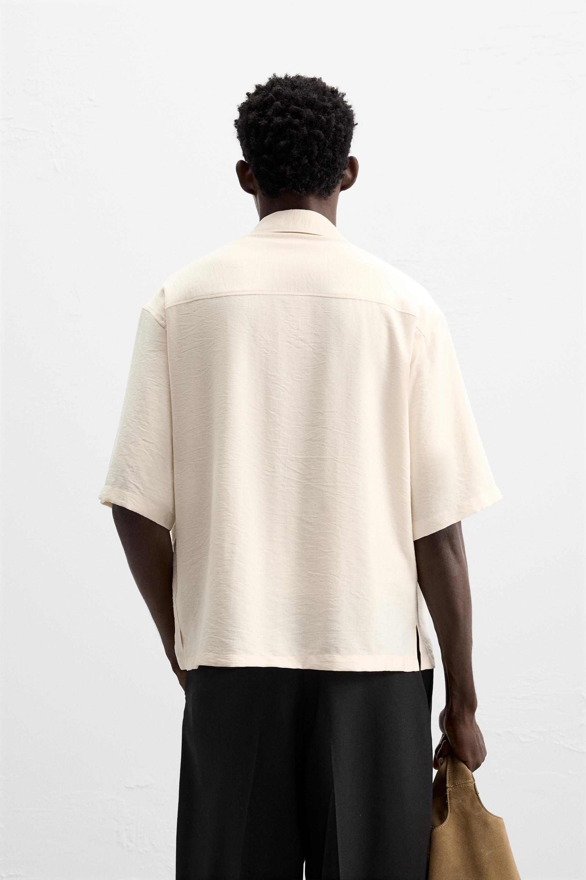 Zara Collared Shirt — Ivory
