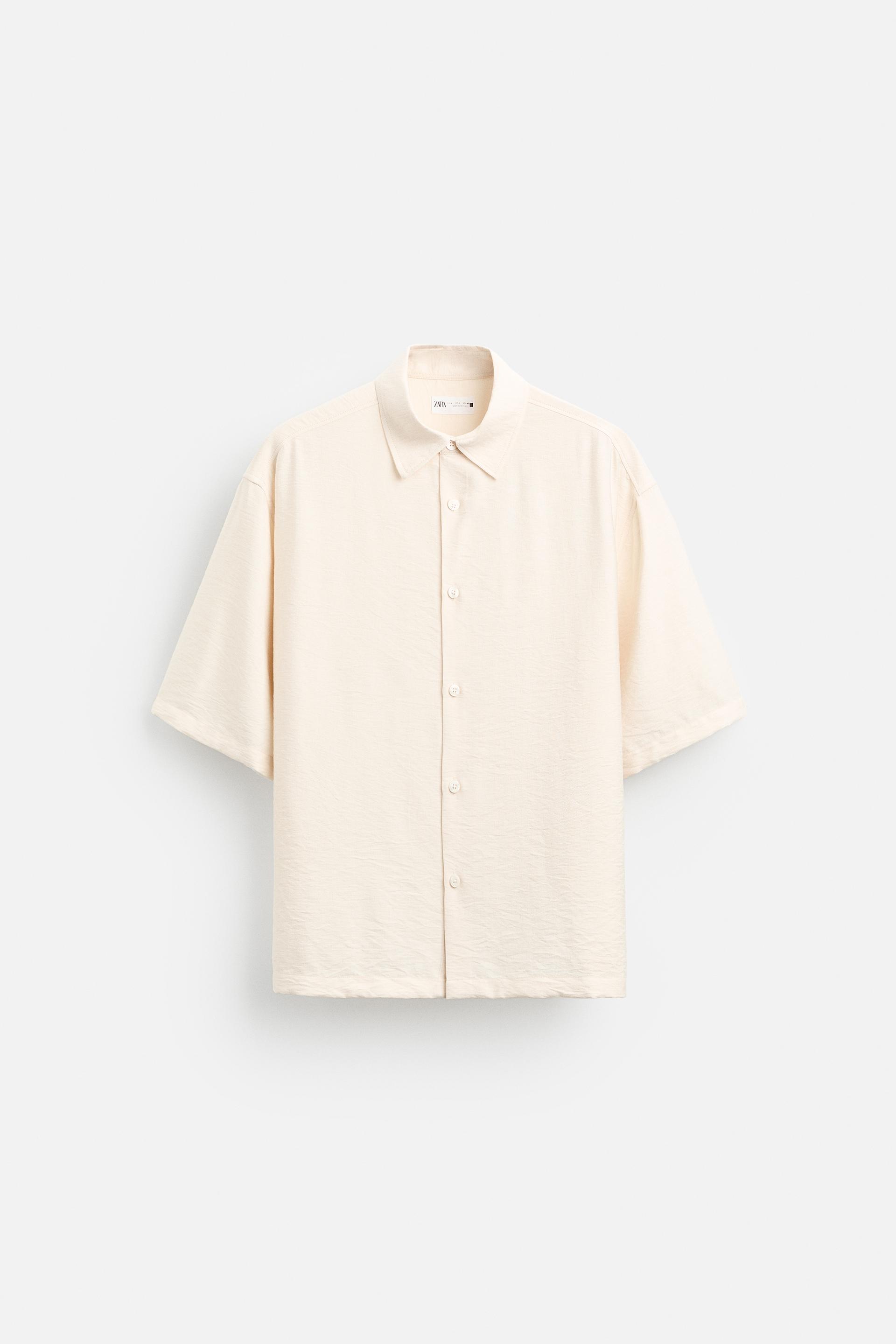 Zara Collared Shirt — Ivory