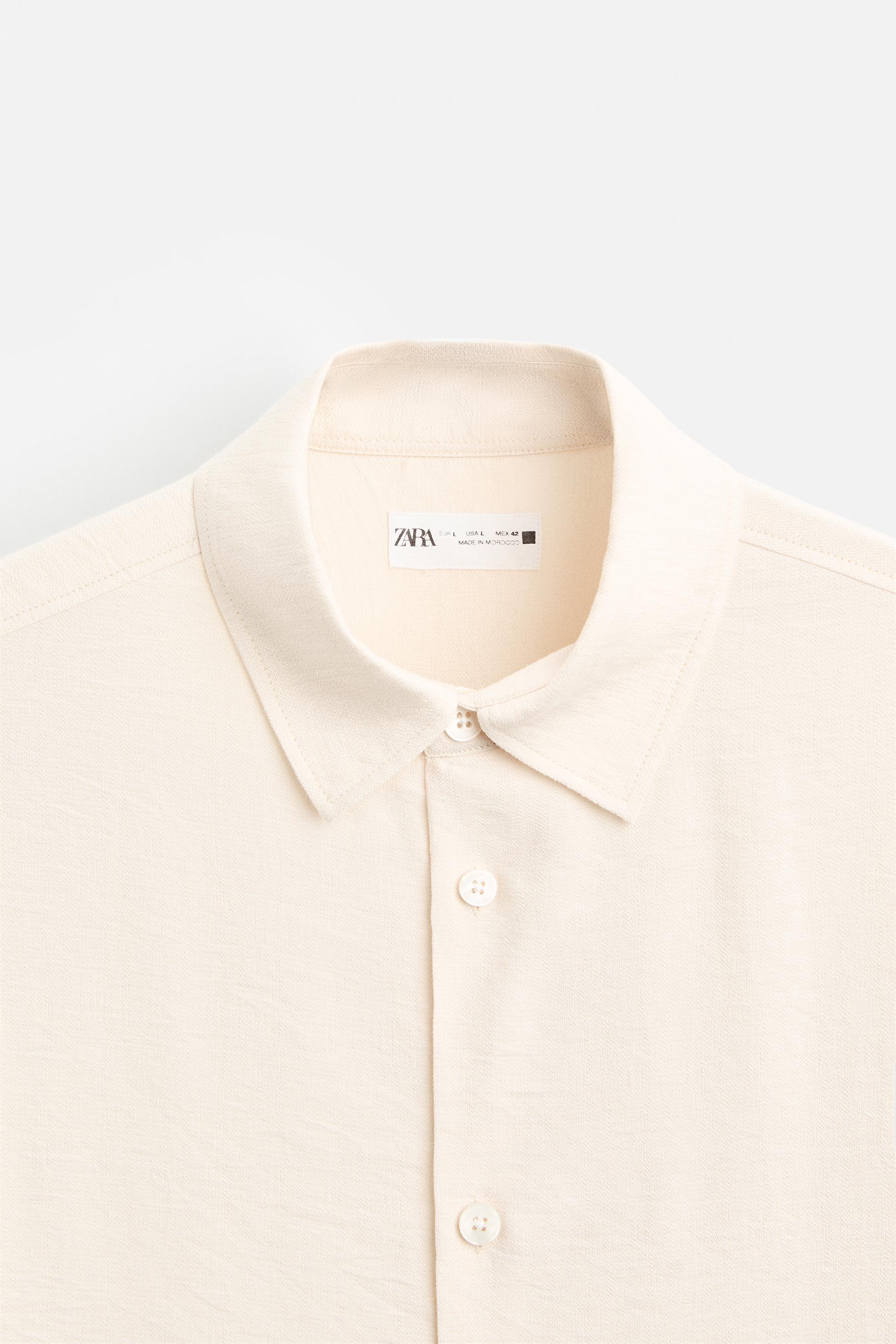 Zara Collared Shirt — Ivory