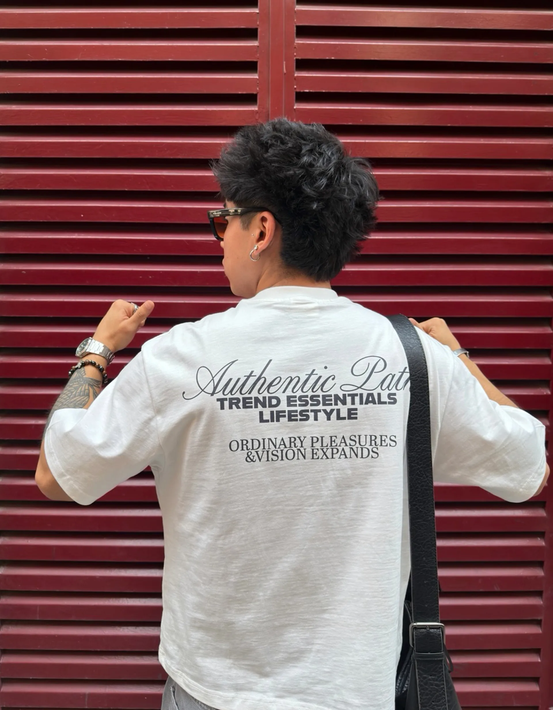 Bershka Embroidered Boxy Fit T-Shirt — White