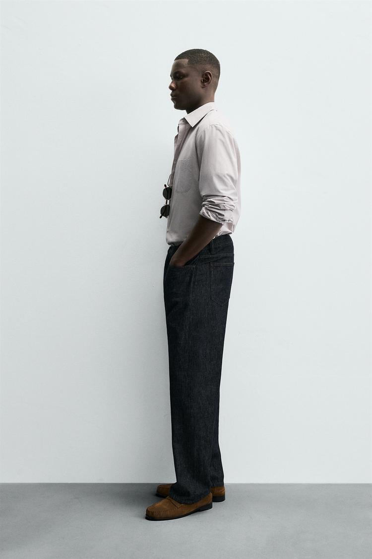 Zara Crisp Poplin Shirt — white