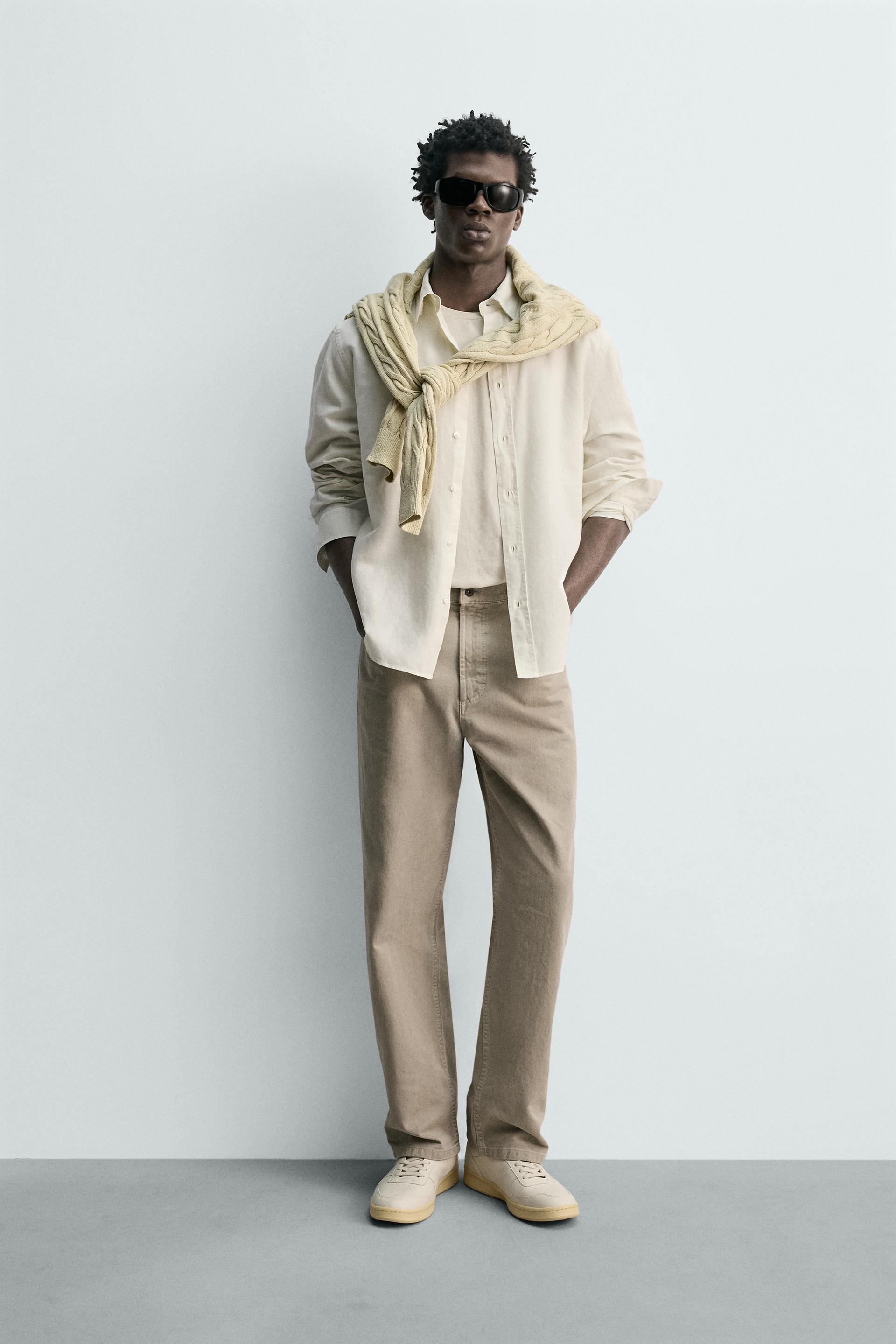 HEMP-COTTON REGULAR FIT SHIRT