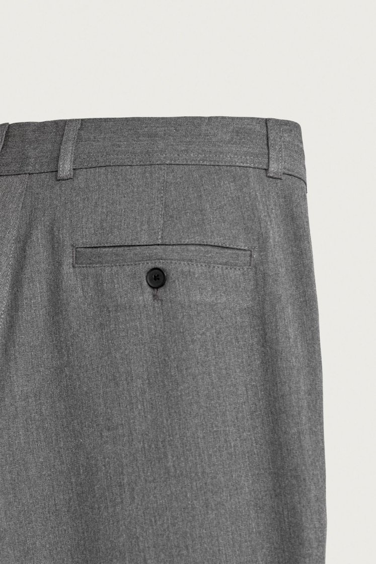 Zara Comfort Stretch Chino Trousers — Grey