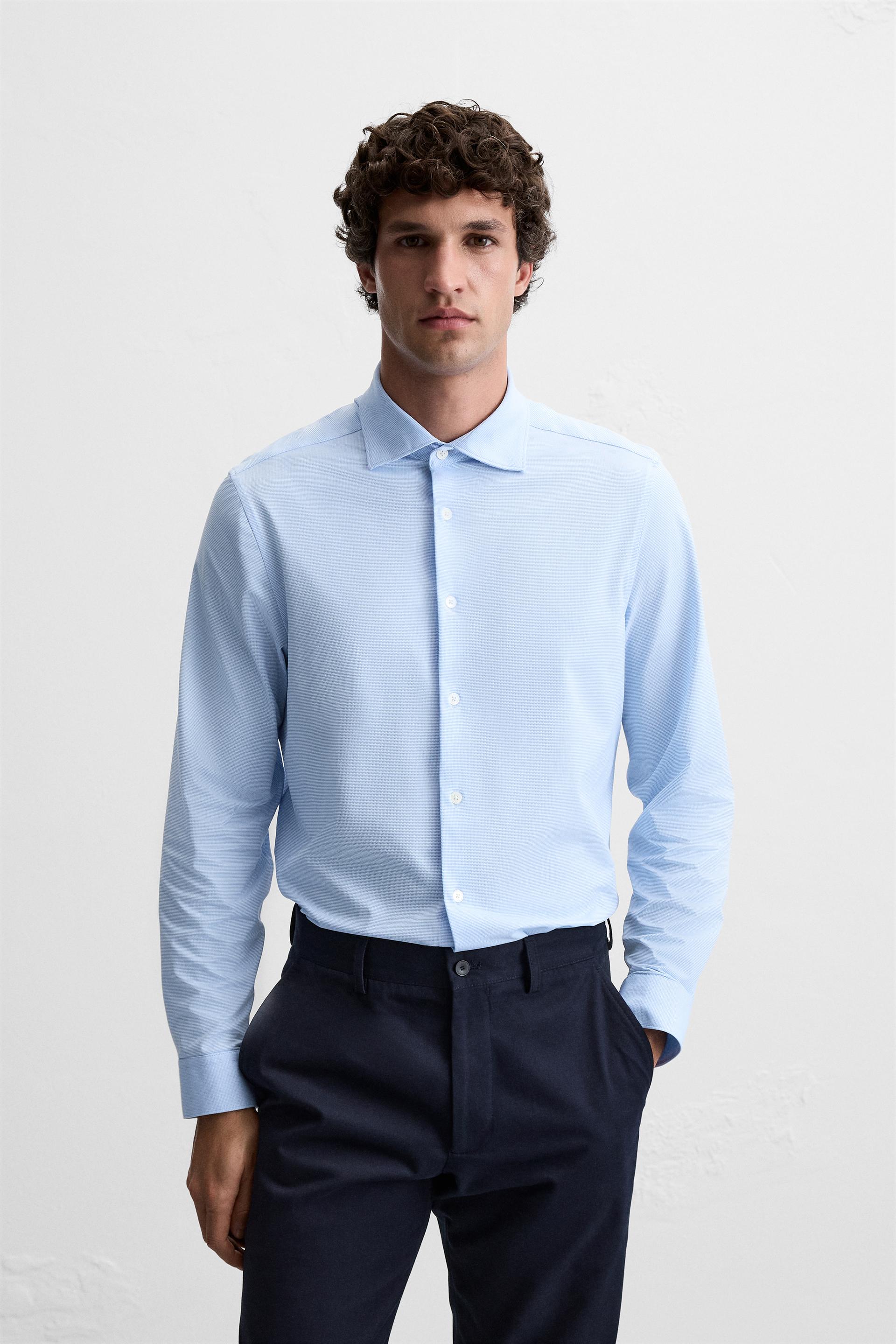 Chemise Ajustée Texturée