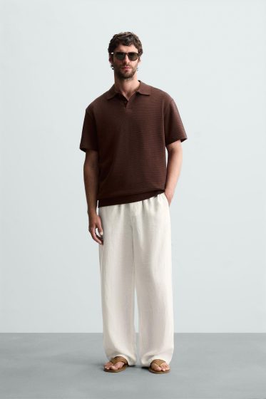 Polo Jacquard Texturé