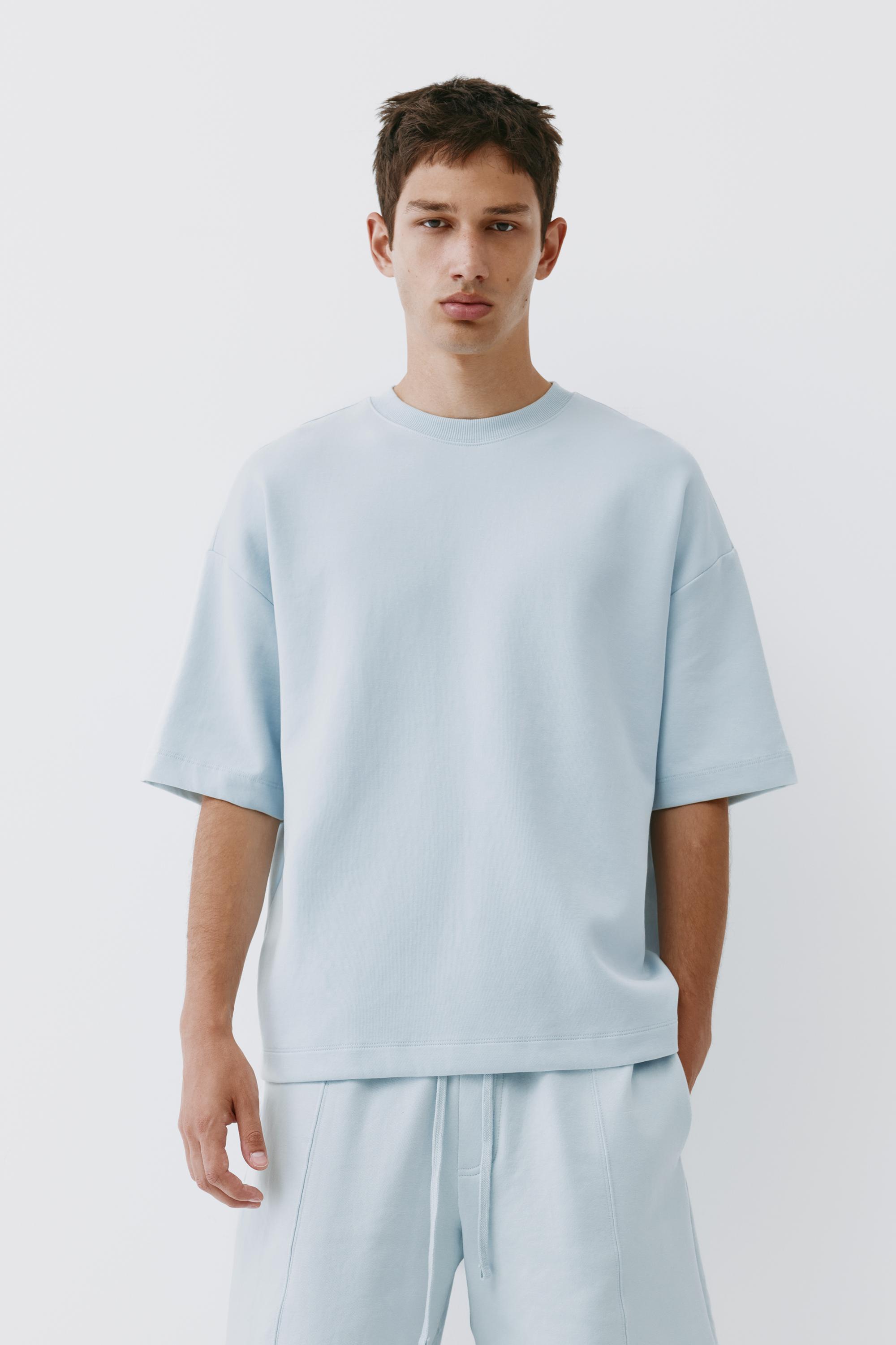 Interlock short sleeve sweatshirt