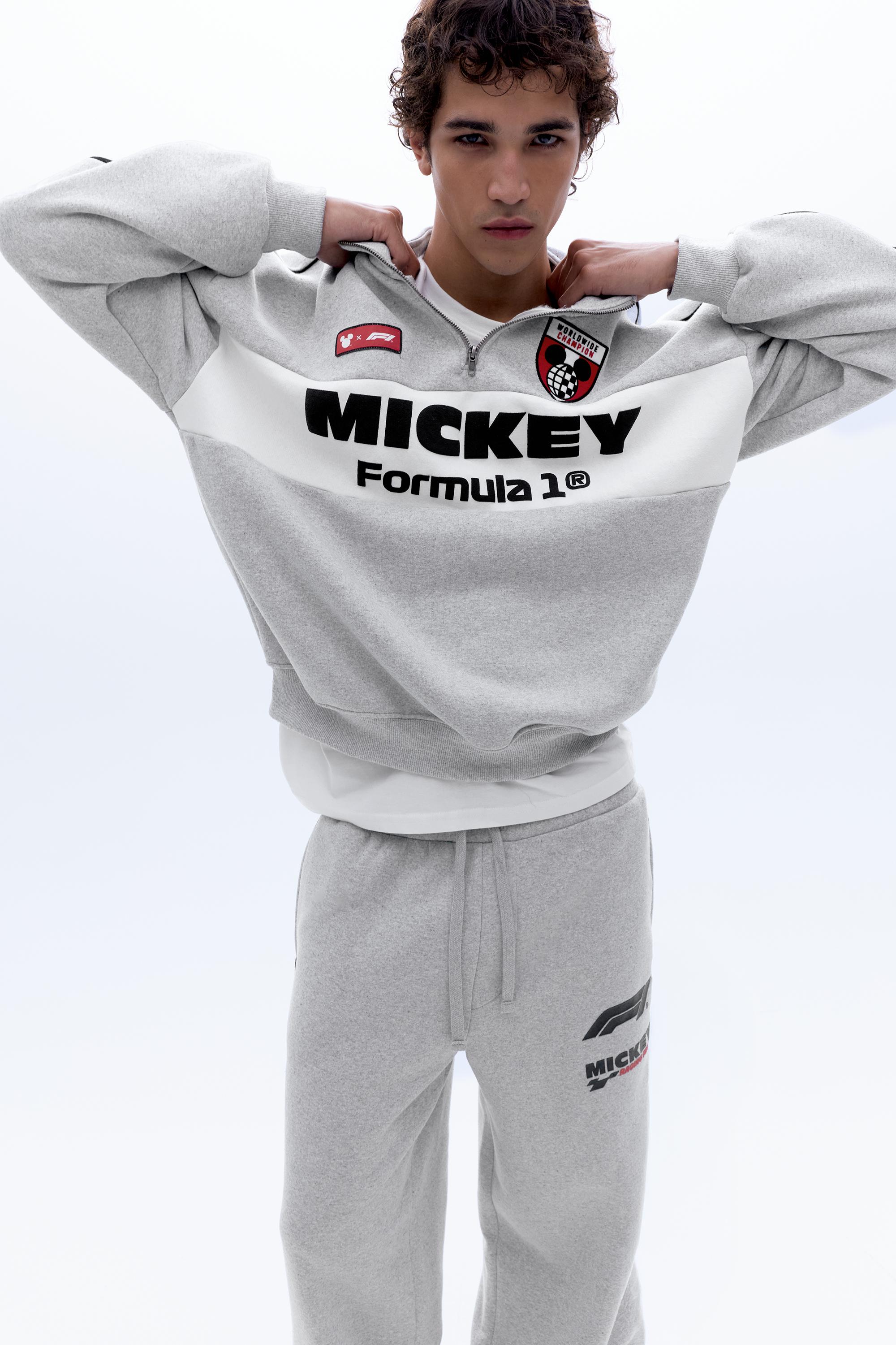 Pull&Bear Disney x F1 Zip Sweatshirt — Vigoré clair