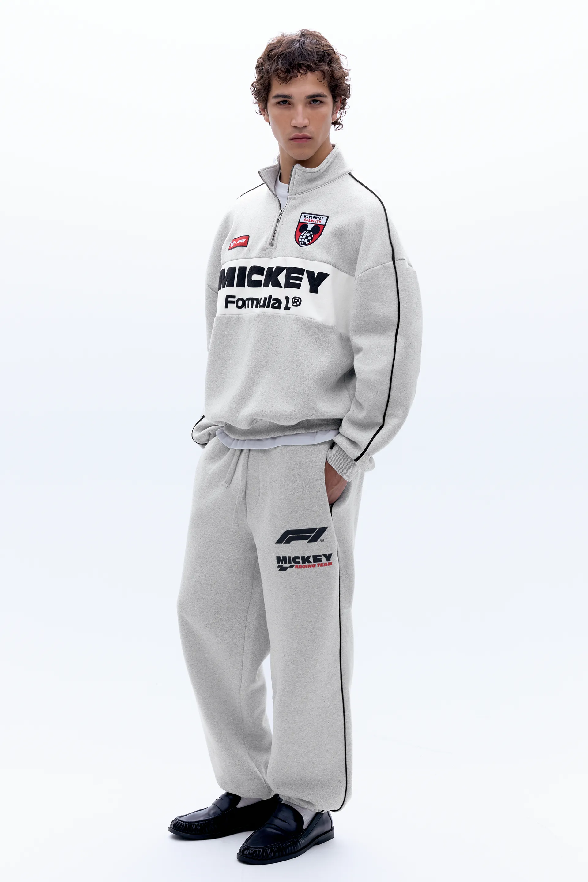 Pull&Bear Disney x F1 Zip Sweatshirt — Vigoré clair