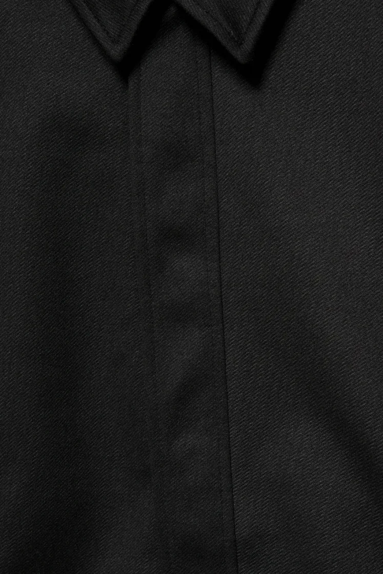 Pull&Bear Classic Trucker Jacket — Black